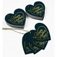 thumbnail image 5 of Inkdotpot Pack Of 100 Happy Valentine's Day Valentine Favor Paper Tags Craft Real Gold Foil Hang Tags, 5 of 6