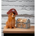 thumbnail image 3 of Kevins Gift Shoppe Ceramic Pirate Golden Retriever Dog and Treasure Box Salt and Pepper Shakers, 3 of 4