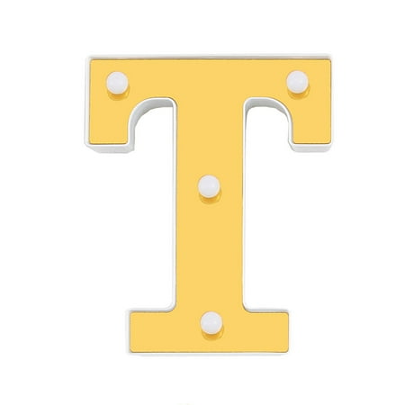 

RKSTN Alphabet LED Letter Lights Light Up White Plastic Letters Standing Hanging Home Decor Letter Lights Lightning Deals of Today - Back to School Supplies - Summer Clearance on Clearance
