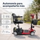 thumbnail image 3 of Silla de ruedas Electrica Nanofort scooter Plegable Rojo, 3 of 9