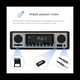 thumbnail image 2 of 4 Canales 60W Bluetooth Car Radio Car MP3 Player Plug-In U Disk Radio de Coche con FuncióN de ProteccióN de Cableado para Coche, 2 of 5