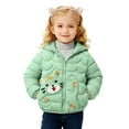 thumbnail image 6 of Staki Kids Boy's Waterproof Puffer Cotton Jacket Warm Fleece Lined Down Coat Thick Hooded Winter Coat Boy Winter Coat(Green,4-5 Years), 6 of 6