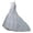 White, variant on HXWCHs Elegant Women's formal Wedding Gown with Slim A-Line and Cathedral Train for Bride One Size White