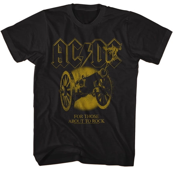 AC/DC Monochrome FTATR Black T-Shirt