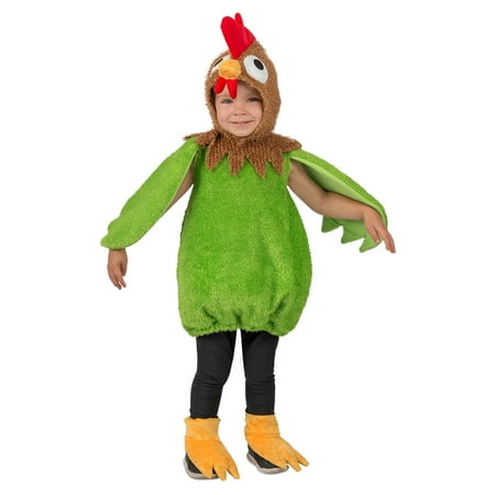 Toddler Green Rooster Costume