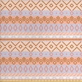 thumbnail image 1 of Tribal Fabric by the Yard, Horizontal Borders with Simple Rhombus Shapes Mexican Culture Theme, Decorative Upholstery Fabric for Chairs & Home Accents, Multicolor by Ambesonne, 1 of 4
