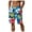 Blue, variant on Youmylove Mens Athletic Shorts Mens Summer Floral Printed Shorts Lightweight Elastic Waist Drawstring Casual Beach Shorts Casual Beach Shorts