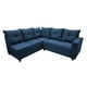 thumbnail image 1 of Sala Esquinera El Bazar Store Loki Tela Lino nacional Azul marino 200x215 cm Modular, 1 of 5