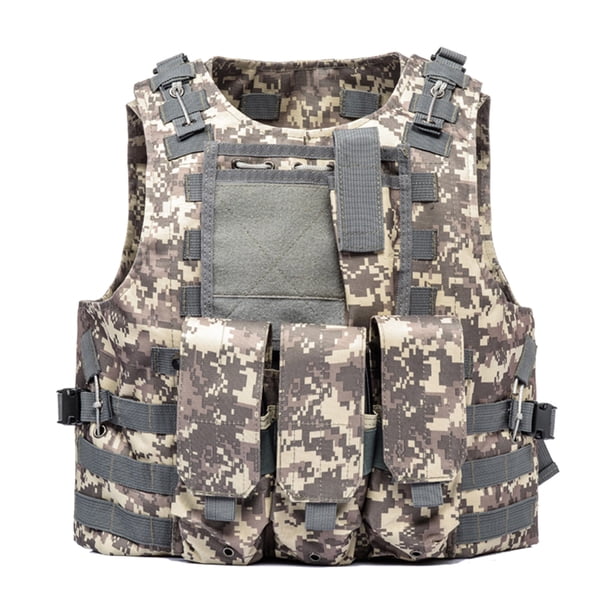 Chaleco al aire libre Camping Senderismo Multifuncional Molle Tops Hombre Mujer Cosplay Chaleco de tela Oxford Scienceny HW5583-04