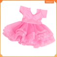 thumbnail image 3 of [xmaiytzt] ropa de muñeca para muñeca de 18 pulgadas, adorable muñeca de bebé, vestido de ballet, conjunto de disfraces, 3 of 4