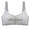 Gray Everyday bra for WOMEN, variant on ATOYSOY Everyday Bra Daily Lace Splicing Breathable Push Up Underwear Wireless Workout Girls Teens Smoothing Comfy Bra Beige