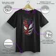 thumbnail image 3 of Boy's Marvel Spider-Man Venom Mask Split Graphic Tee Black Large, 3 of 10