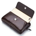 thumbnail image 4 of BULLCAPTAIN Waist Bag Men Leather Belt Pouch Fanny Pack with Belt Loop for Phone Storage, 4 of 7