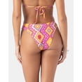 thumbnail image 3 of Roxy La Palma Scoop Cheeky - Size M - Color: Raspberry Combo, 3 of 5