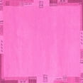 thumbnail image 1 of Ahgly Company Indoor Square Abstract Pink Modern Area Rugs, 8' Square, 1 of 4