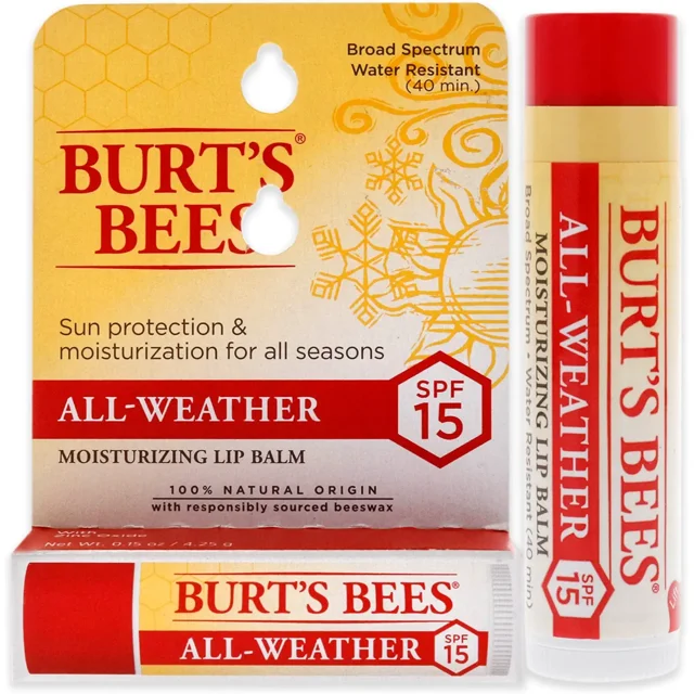 BURT'S BEES/BÁLSAMO HIDRATANTE PARA LABIOS PARA TODO TIEMPO 0.15 OZ