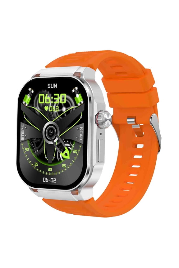 Smartwatch Fitness Tracker 2.06-inch AMOLED Screen Multiple Sports Modes Pedometer Make/Answer Calls Message Notifications IP67 Waterproof