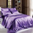 thumbnail image 3 of Silk Luxury Satin Sheets Set with Fitted Sheet 16 Inch Deep Pocket,Bed Sheet Set for Living Room, 3 of 3