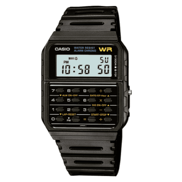 Casio Casio Men S Vintage Calculator And Calendar Watch Ca53w 1 Walmart Com Walmart Com
