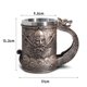 thumbnail image 1 of Fuente creativa Viking Beer Cup Taza grande de agua Taza de acero inoxidable Adornos artesanales de resina Taza, 1 of 1