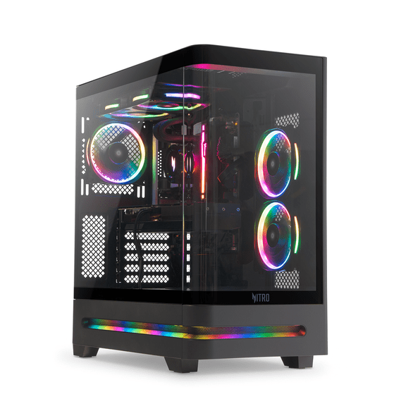 Acer Nitro 85 Gaming Desktop, Intel Core Ultra 7 265F, NVIDIA GeForce RTX 5070, 16GB DDR5 RAM, 1TB PCIe 4.0 NVMe SSD, N85-600-UW36, Black, New (Software Offer with Purchase)