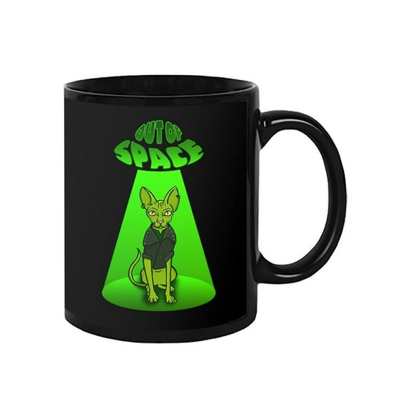 Out Of Space Sphynx Feline Mug - Smartprints Designs,