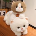 thumbnail image 3 of Lindo gato de peluche, animales de peluche, simulación de gato británico de pelo corto, muñeca esponjosa, juguetes para gatos, regalo de cumpleaños, 3 of 4