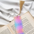 thumbnail image 6 of Kdxio Colorful Glitters Print Metal Tassel Bookmarks,Perfect Gift for Art Lovers and Bookworms Metal Bookmarks for Women, 6 of 8