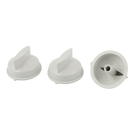 - Unique Bargains Washing Machine Washer Dryer Control Timer Turning Knob White 3pcs for Home Essential