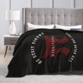 thumbnail image 4 of 187th Rakkasan Tori Fleece Blanket, Very Soft Microfiber Flannel Blanket for Couch Warm and Cozy for All Seasons, Black, 4 of 6