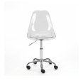 thumbnail image 1 of Heavenly Collection Acrylic Office Chair, Clear Office Chair, Acrylic Desk Chair, Acrylic Adjustable Chair, Adjustable Office Chair, Acrylic Swivel Chair, Clear Chair with Wheels, Office Chair, 1 of 9