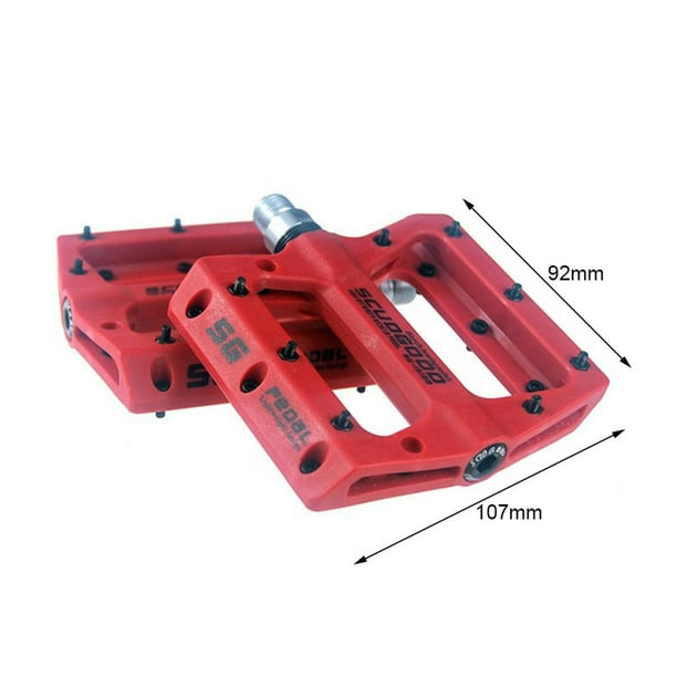 Bicicleta De Montaña, Pedales Planos Antideslizantes De Fibra De Nailon Ligero Para Bicicleta De Montaña, Accesorios Deportivos Para Bicicleta Bmx Eigraketly OD008657-00