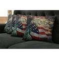 thumbnail image 5 of Ambesonne Colorful Throw Pillow Cover 4 Pack, Fireworks 4th of July, 20", Multicolor, 5 of 5