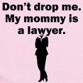 thumbnail image 2 of CafePress - My Mommy Is A Lawyer Body Suit - Long Sleeve Cotton Baby Bodysuit, 2 of 4