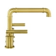thumbnail image 4 of Avallon 8 in. Widespread, Sleek Handle, Bathroom Faucet in Brushed Gold, 4 of 10