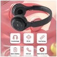 thumbnail image 4 of Seitruly Auriculares Bluetooth 5,0, auriculares inalámbricos con montaje en la cabeza, auriculares recargables con tarjeta TF y micrófono, auriculares Cables de audio/vídeo negro, 4 of 8
