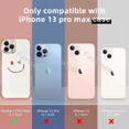thumbnail image 2 of ShenMo Compatible avec iPhone 13 Pro Max Étui Claire, Visage Souriant Heureux P, 2 of 5