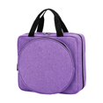thumbnail image 3 of Herramientas de tejido de almacenamiento de hilo Bag Fashion Fashion Portable Double Mandles Accesorios Bolsa Organizador de costura para viajar a Púrpura, 3 of 8