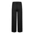 thumbnail image 6 of SHTXOZHI Mens Elastic Waist Casual Pant Wide Leg Belted Baggy Streetwear Trousers with Pockets, 6 of 7
