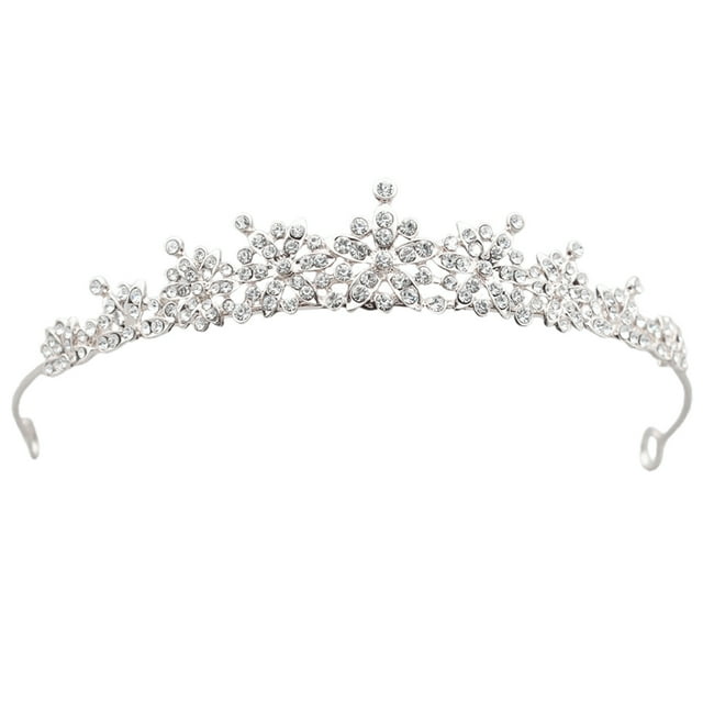 Coiffe de Mariage Strass Élégante : Diadème de Princesse Bandeau de Mariée pour Femmes