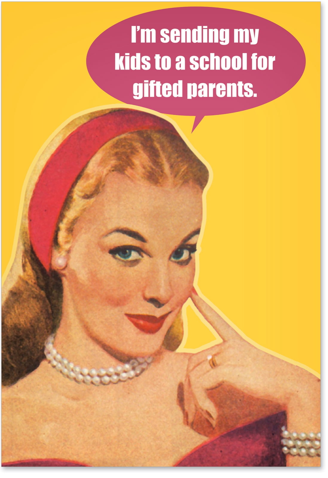 NobleWorks - 215 Gifted Parents Mother's Day Joke Card, NobleWorks Funny  Greeting Cards, 5