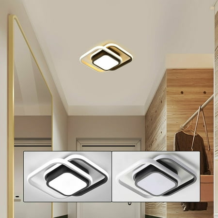 

DENEST Acrylic LED Ceiling Light Lamp Modern Elegant Hallway Bedroom Light 18/19/21W