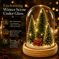 thumbnail image 4 of Luminous Mini Christmas Tree Ornament, Festive Light-Up Tabletop Decoration for Mantel, Shelf, Window, Office Desk, Party Display and Cozy Home Decor, 4 of 8