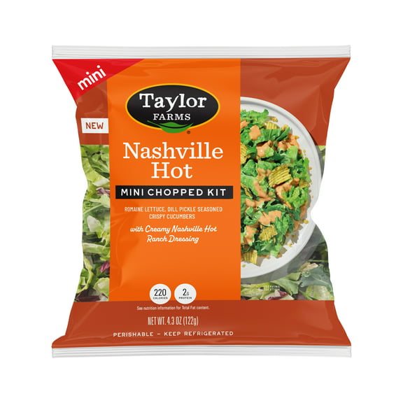 Taylor Farms Nashville Hot Mini Salad Kit, 4.3 oz, Fresh