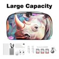 thumbnail image 3 of Rhinoceros Waterproof Oxford Fabric Storage Pouch for Electronic Devices - Cord Organizer, Hard Drive Bags, Canvas Storage Box Small, Charger Cord Organizer - 5.9x9.44x3.14 in, 3 of 6