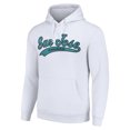 thumbnail image 2 of Men's Starter White San Jose Sharks Tailsweep Fleece Tri-Blend Pullover Hoodie, 2 of 3