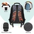 thumbnail image 4 of Jeiento Eagle Kids Backpack for School Girls 4PCS Backpacks for Teens American Flag 17 Inch Backpack with Lunch Bag Pencil Case Water Bottle Holder, School Bag Shoulder Strap Daypack, 4 of 7