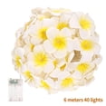 thumbnail image 1 of Flor De Simulación Guirnalda De Luces Led Plumeria Guirnalda Funciona Con Pilas 3 Modos De Luz 20 Lámpara Decorativa De Hada De Las Flores Led Para Jardín Patio Dormitorio Boda Fiesta Hogar Advancent HA027406-03, 1 of 7
