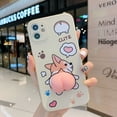 thumbnail image 1 of Cute 3D Cartoon Peach Corgi Dog Buttocks Case For iPhone 6 6S 7 8 Plus X XS XR SE 11 12 13 14 Pro Max Mini Soft Silicone Cover xuanjing unisex, 1 of 2