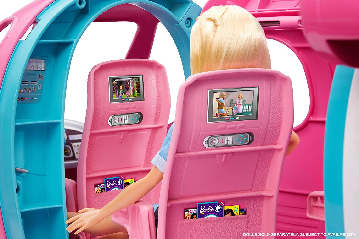 Juego de juguetes de avión Barbie Dreamplane con más de 15 accesorios  incluido c